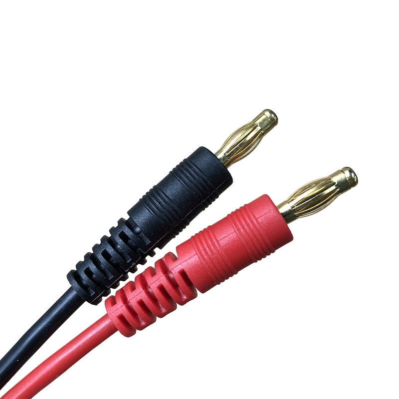 RJX 1pcs 4.0 Banana Head to T Head Plugs Adapter 