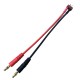 RJX 1pcs 4.0 Banana Head to T Head Plugs Adapter 
