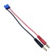 RJX 1pcs EC3 connector to 4.0mm banana plug