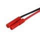 RJX 1pcs 4.0mm Banana Plug to Male HXT4.0 Charge Cable for RC B6 B6AC Battery 