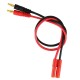 RJX 1pcs 4.0mm Banana Plug to Male HXT4.0 Charge Cable for RC B6 B6AC Battery 