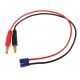 RJX 1pcs RC Battery Charge Cable EC2 Male to 4mm Banana Plug Connector Plug Adapter