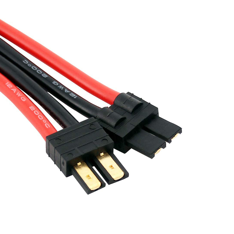 RJX 1pcs 4mm Banana Plug to TRX Plug Charger Cable for RC Lipo Battery