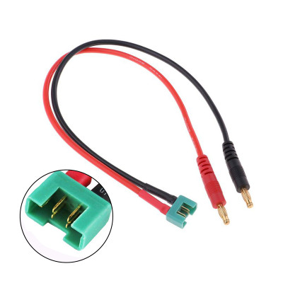 RJX 1pcs 4mm Banana Plug Connector Charge To MPX Charging Cable 