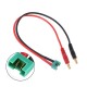 RJX 1pcs 4mm Banana Plug Connector Charge To MPX Charging Cable 