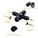 RJX 1Pcs M3 M5 Metal Quad Wrench & 1.5mm 2mm Hex Screwdriver Replacement Sleeve for RC Car FPV Motor Nuts Prop Releasing