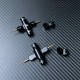 RJX 1Pcs M3 M5 Metal Quad Wrench & 1.5mm 2mm Hex Screwdriver Replacement Sleeve for RC Car FPV Motor Nuts Prop Releasing