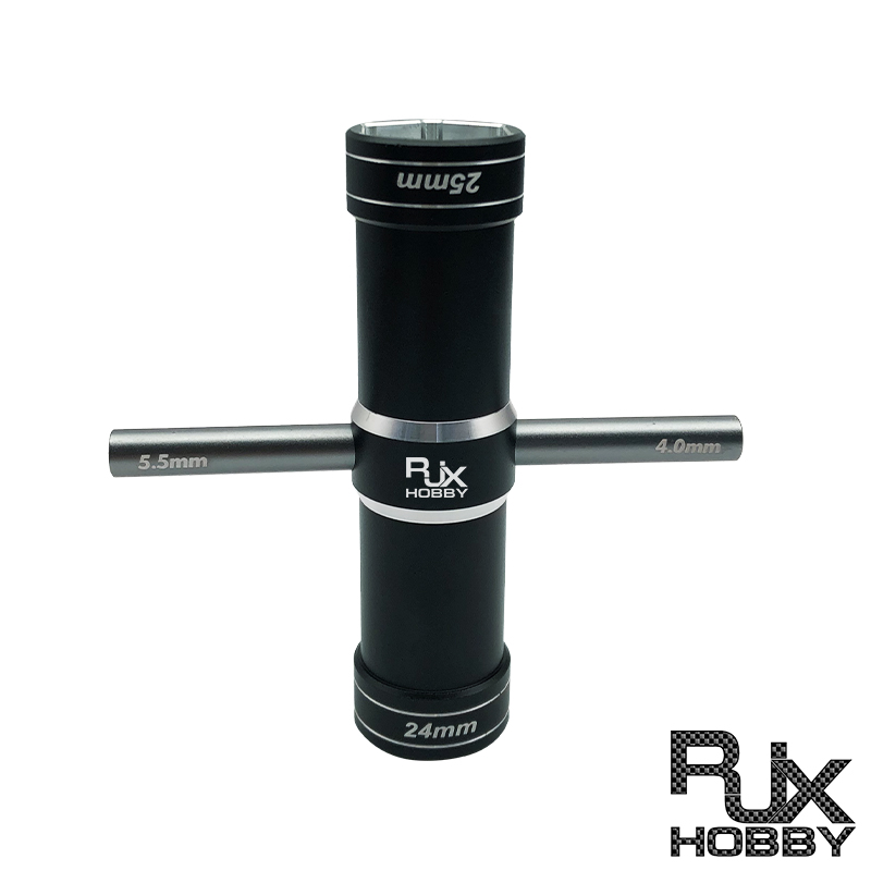 RJXHOBBY 4.0/5.5/24/ 25mm Hex Socket Wrench Spanner Nut Key Stainless Steel