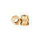 RJX 100pcs M4 Brass Insert Nuts Hot Melt Molding Copper Heat Inserting Thread Embedded Knurled Injection Nut