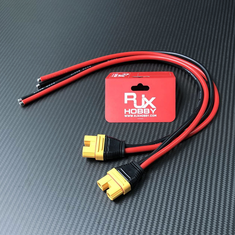 RJXHOBBY 1pcs Amass AS150U Connector Anti Spark with Short Silicone Wire Protective Cover (Female)