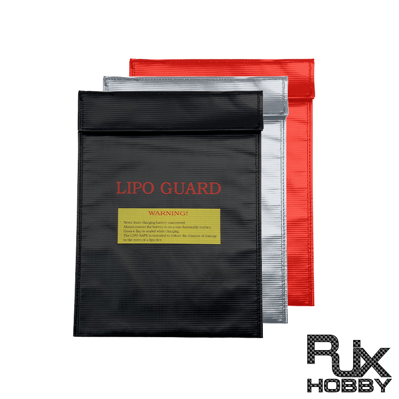 RJX 1pcs Fireproof RC LiPo Battery Safety Bag Safe Guard Charge Sack 18x23cm 23x30cm