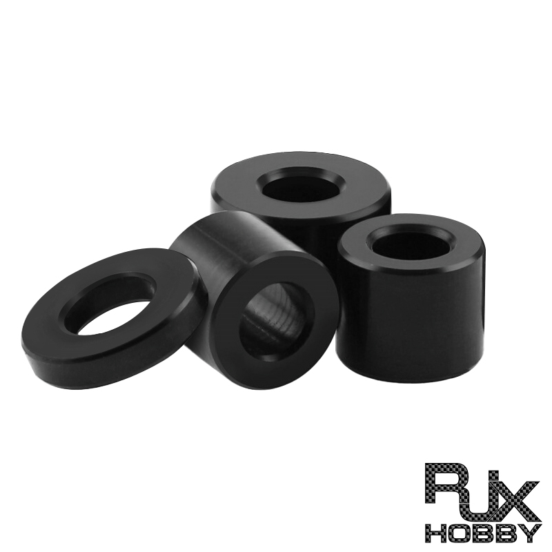 RJX 100pcs POM round washers Thickened gasket Isolation column(ID4.2mm OD8.0mm)