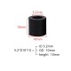 RJX 100pcs POM round washers Thickened gasket Isolation column(ID5.2mm OD10mm)
