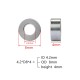 RJX 50pcs Aluminum washer bushing gasket (ID4.2mm OD8.0mm)