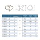 RJXHOBBY 4pcs M3 RC UAV Aerial Photography High Performance Steel Wire Rope Isolator Anti-vibration Shock Gimbal Dampener