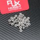 RJXHOBBY 100pcs M2 M2.5 M3 M4 M5 Stainless Steel Press nut
