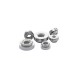 RJXHOBBY 100pcs M2 M2.5 M3 M4 M5 Stainless Steel Press nut