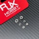 RJXHOBBY 100pcs M2 M2.5 M3 M4 M5 Stainless Steel Press nut