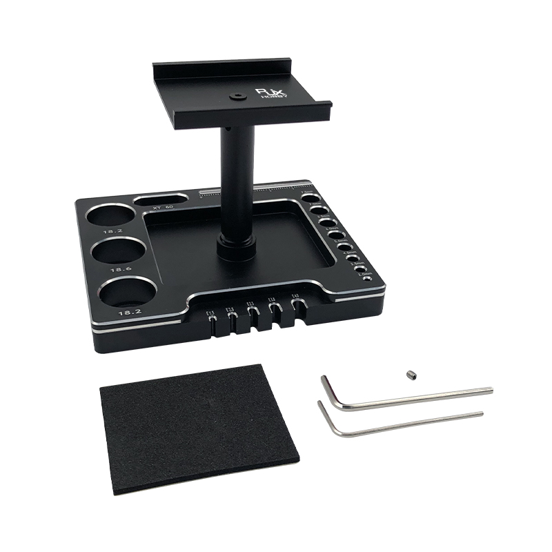RJX Repair Station Shunting Display Work Stand Platform for 1/10 1/18 1/ 24  1/14 RC Car Accessories