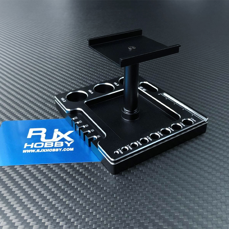 RJX Repair Station Shunting Display Work Stand Platform for 1/10 1/18 1/ 24  1/14 RC Car Accessories