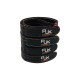 RJXHOBBY 1pcs 25mm Width Kevlar Battery Strap Kevlar Stitching Rubber Grip and Zinc Alloy Seamless Buckle (Length: 300-1000mm)