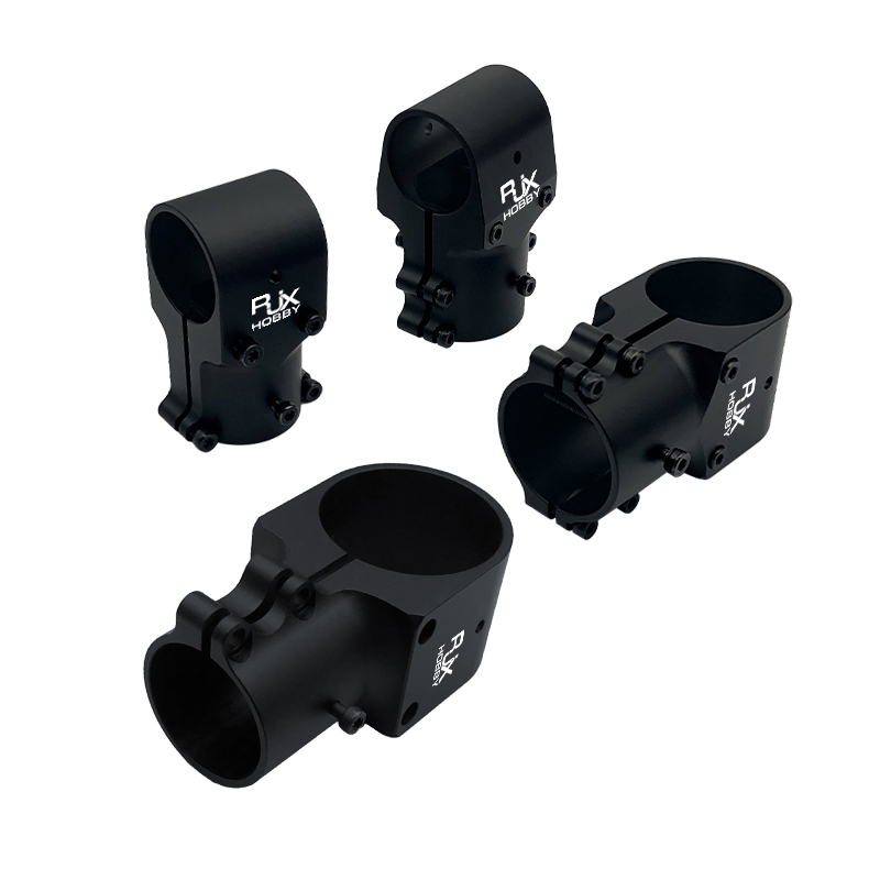 RJX 1pcs Alum 25 to 25mm / 30 to 30mm / 30 to 25mm / 30 to 40mm Tee Joint  Landing Gear Connector Adapter for RC Plant UAV Drone