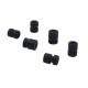 RJX 100pcs 5.6x4.4x2mm/6x4.9x2mm/6.6x4.4x2mm Damping Balls AV Shock Absorber Ball Damper Anti-Vibration Ball