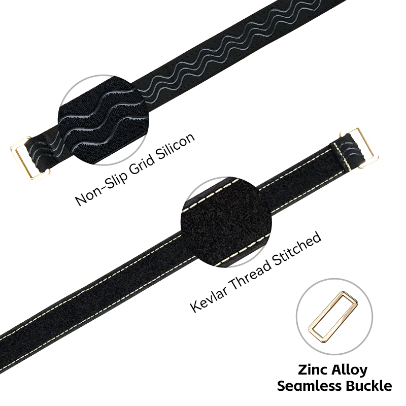 RJX 2pcs 25mm Width Kevlar Stitched Non-Slip Silicone Battery Straps(Length: 300 / 400 / 500 / 600 / 700 / 800 / 1000mm)
