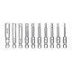 RJX 20pcs Hex Head Allen Wrench Drill Bit Set Premium S2 Steel Drill Bit Quick Release Shank Magnetic Screwdriver Bit Set