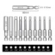 RJX 20pcs Hex Head Allen Wrench Drill Bit Set Premium S2 Steel Drill Bit Quick Release Shank Magnetic Screwdriver Bit Set
