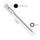 RJX 100mm 1.5 2.0 2.5 3.0 4.0 5.0 6.0 8.0 10 12mm Hex Key Allen Screwdriver Bits Magnetic 1/4 6.35mm Quick Change Impact Driver