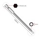 RJX 100mm 1.5 2.0 2.5 3.0 4.0 5.0 6.0 8.0 10 12mm Hex Key Allen Screwdriver Bits Magnetic 1/4 6.35mm Quick Change Impact Driver