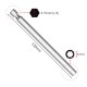 RJX 100mm 1.5 2.0 2.5 3.0 4.0 5.0 6.0 8.0 10 12mm Hex Key Allen Screwdriver Bits Magnetic 1/4 6.35mm Quick Change Impact Driver