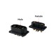 RJX 1Pairs JX-6 6 Pins 6+2 Micro Connectors for UAV VTOL Model Airplane RC Vehicles Boat Turbine Jet RC DIY Plugs