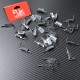 RJX 1pcs Aluminum Canopy Hatch Lock Latches for RC Airplane Cockpit Cover Fixing