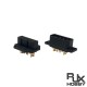 RJXHOBBY 1Pairs Vtol Steering Gear Quick Release Connector JX-4 4 Pins 4+2 Servo Extension Male Female Plug 