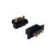 RJXHOBBY 1Pairs Vtol Steering Gear Quick Release Connector JX-4 4 Pins 4+2 Servo Extension Male Female Plug 