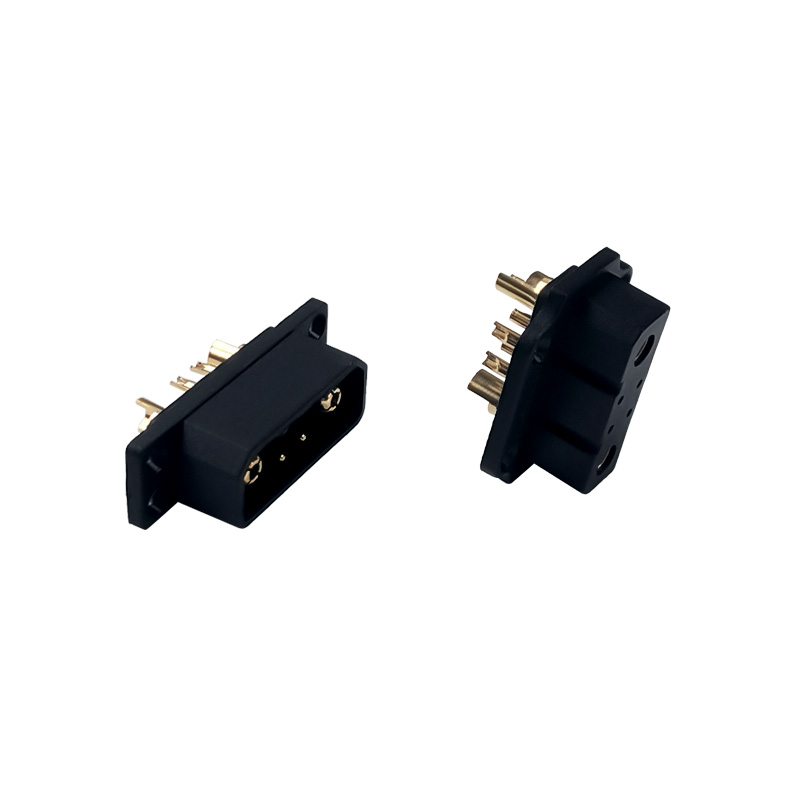 RJXHOBBY 1Pairs Vtol Steering Gear Quick Release Connector JX-4 4 Pins 4+2 Servo Extension Male Female Plug 