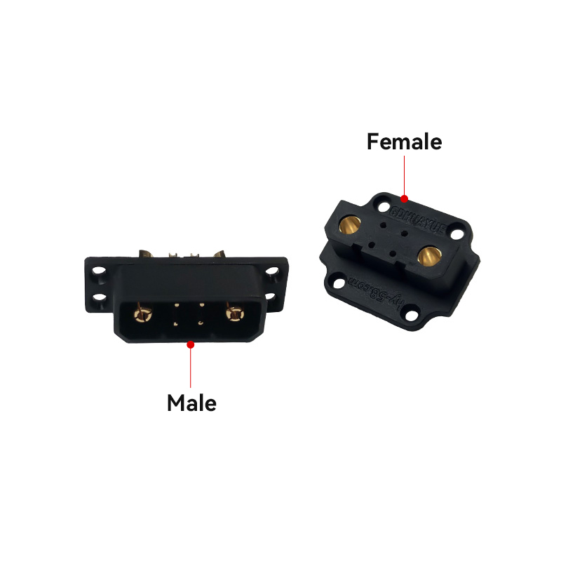 RJXHOBBY 1Pairs Vtol Steering Gear Quick Release Connector JX-4 4 Pins 4+2 Servo Extension Male Female Plug 