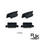 RJXHOBBY 2Pairs MPX12P 12Pin Brushless Motor Servo Connector Quick Release Male Female Battery Plug 