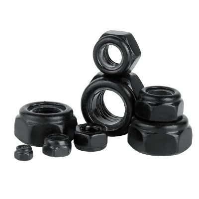 RJX 100pcs black M2 M2.5 M3 M4 Self-Locking Nuts