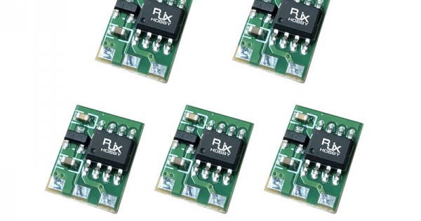 RJXHOBBY 5pcs micro 1A RC ESC DIY 5V DC Brushed Motor Speed Controller ...