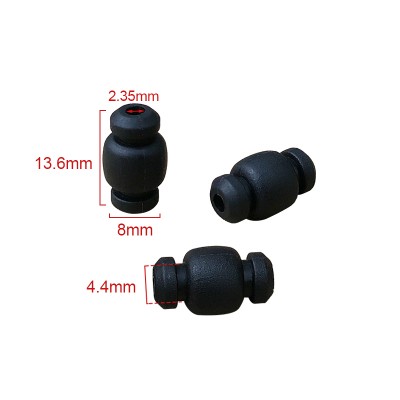 RJX 4pcs 2.35X8X13.6mm Main Control Damper Vibration Shock Absorbing Bracket Ball for DJI Phantom 4 Pro/Adv/V2.0