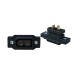 RJXHOBBY 5pcs XT60NE-F Plug with M2.5 Screw Nut Fixed Seat 3.5mm Female Head Gold Plated Connector