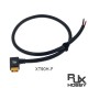 RJX 1pcs XT90 Right Angle RC Lipo Battery Power Extention Cable