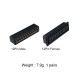 RJX 2Pairs 100A 12Pin For Drone Battery Connector Pitch 2.7mm Holder Clip Slot Contact Male Female plug TB50.55