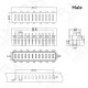 RJX 2Pairs 100A 12Pin For Drone Battery Connector Pitch 2.7mm Holder Clip Slot Contact Male Female plug TB50.55
