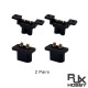 RJX Amass Quick Charge Mountable Plug XT30G-M/F Male Female fixed XT30 black gold plated lithium battery connector plug