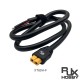 RJX 1pcs XT60H-F Female Plug 80cm Outdoor Power Brass Gold-plated Drone Connector Cable  LSD-15