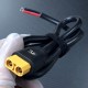 RJX 1pcs XT90H-F Female Plug 80cm Outdoor Power Brass Gold-plated Drone Connector Cable LSD-30